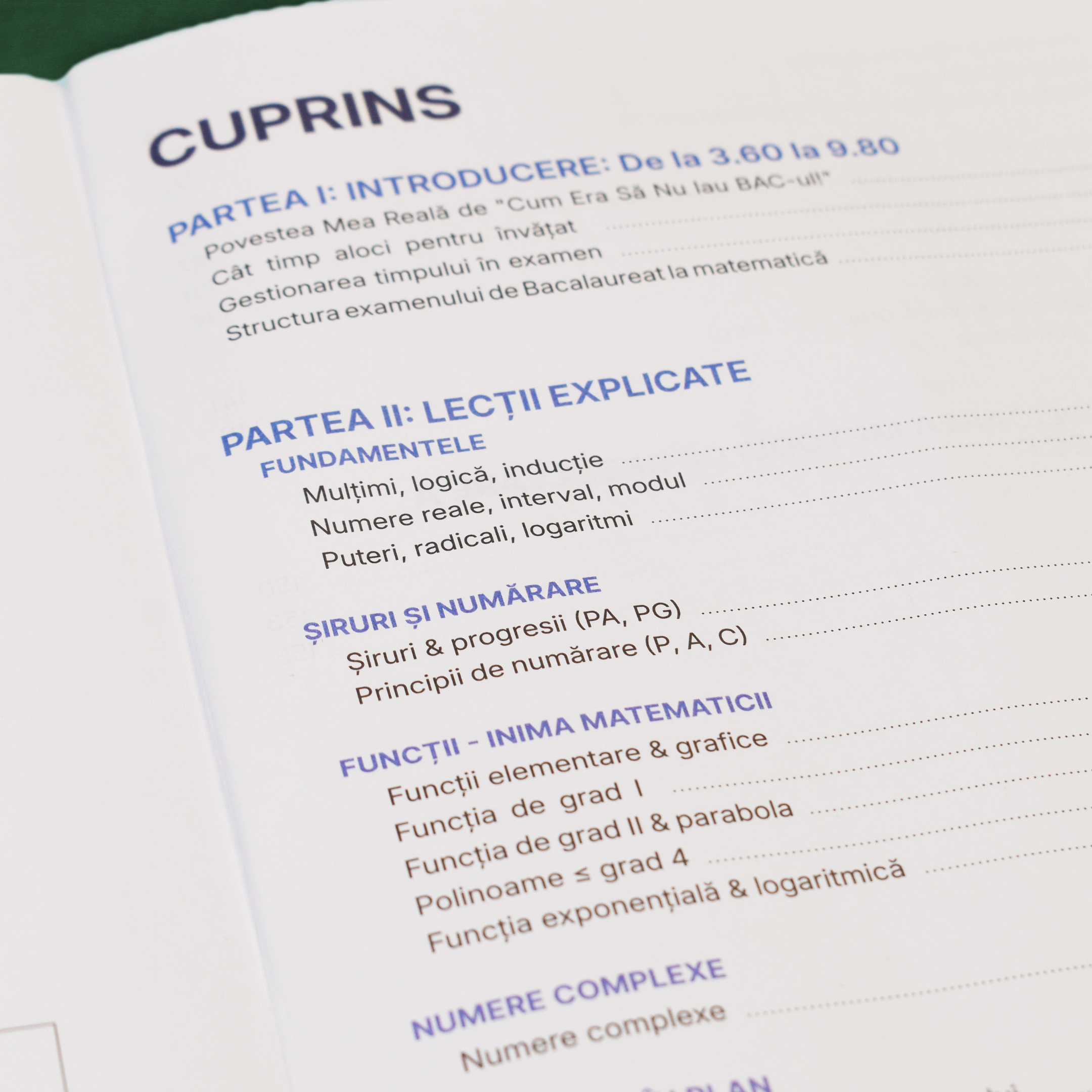 Carte Matematică Bacalaureat