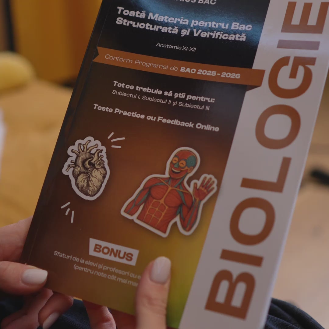 Pachet Bacalaureat (Română + Matematică + Biologie XI-XII)