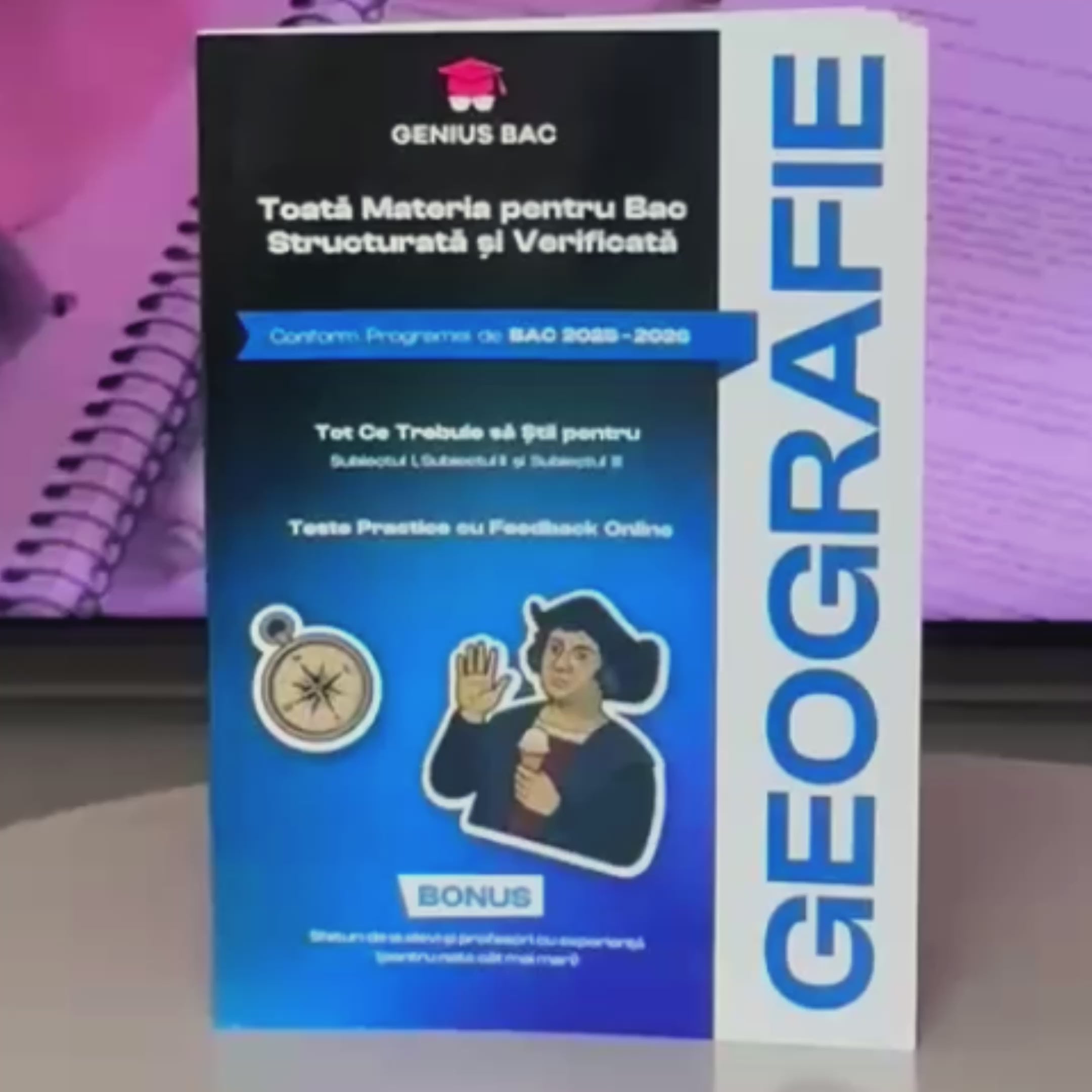 Pachet Bacalaureat (Română + Matematică + Geografie)